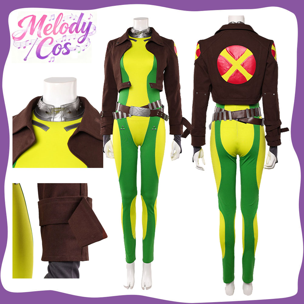 Women'S Fashion Leather Jacket - ชุดคอสเพลย์ผู้ใหญ่สำหรับผู้หญิง ชุดแฟนตาซี X 97 ชุดจั๊มสูทพร้อมเสื้อโค้ทและเข็มขัด สำหรับงานฮาโลวีน