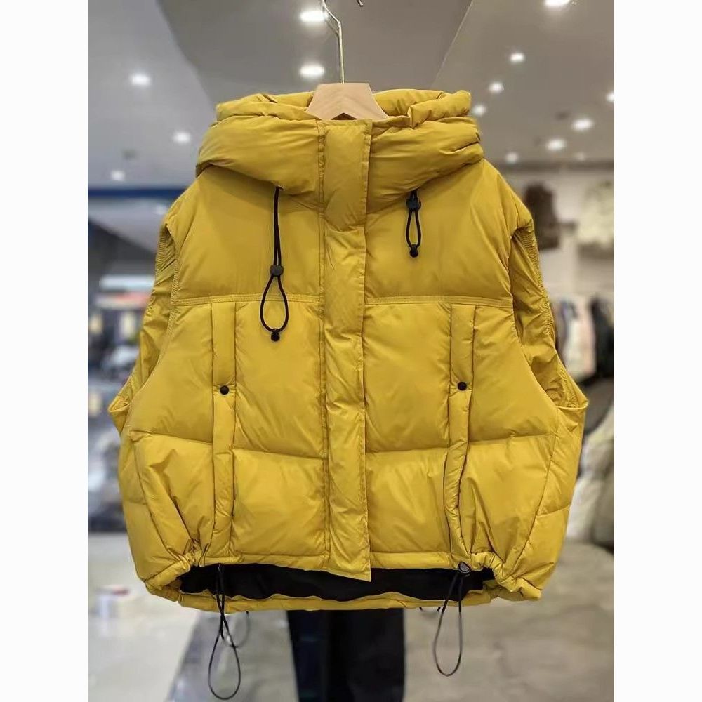 Puffer Vest Fashion Women - เสื้อกั๊กผู้หญิงแบบใหม่ เสื้อแจ็คเก็ตพัฟเฟอร์กันลม น้ำหนักเบา มีฮู้ด อบอุ่น เสื้อกั๊กขนเป็ดขาว