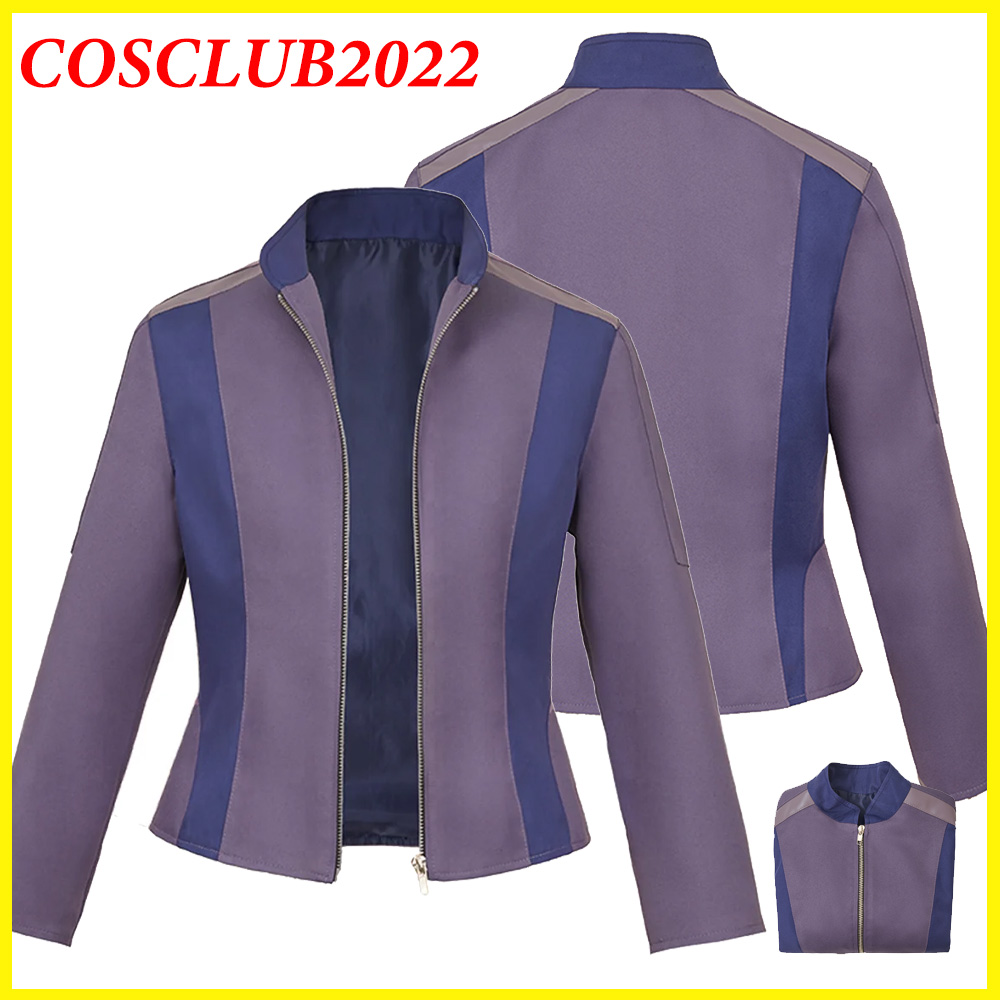 Women'S Fashion Leather Jacket - ชุดคอสเพลย์จูดี้ ฮอปส์จากภาพยนตร์แฟนตาซี แจ็คเก็ตแฟนซีลายการ์ตูนฟ็อกซ์ ชุดแฟนซีสำหรับผู้ชายและผู้หญิง เสื้อคลุมสำหรับใส่เที่ยวข้างนอก เหมาะสำหรับงานปาร์ตี้ฮาโลวีน
