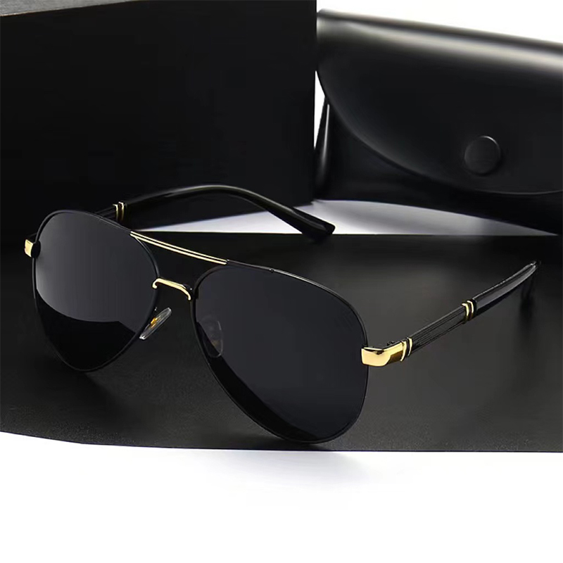 Women'S Fashion Eyeglasses - แว่นกันแดดโพลาไรซ์กรอบโลหะสุดหรูสำหรับผู้ชาย แว่นกันแดดสำหรับขับรถ สำหรับผู้ชายและผู้หญิง แบรนด์ดีไซเนอร์ แว่นตาวินเทจ ป้องกันรังสียูวี