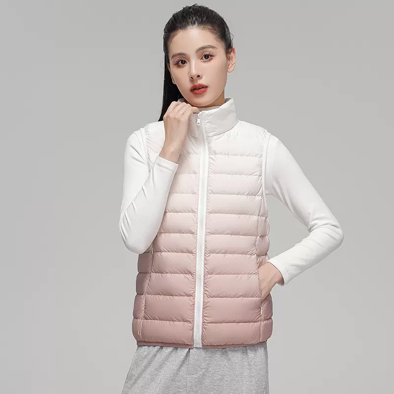 แฟชั่น Gradient Ultra Light Do - Puffer Vest Fashion Women บทวิจารณ์และราคา