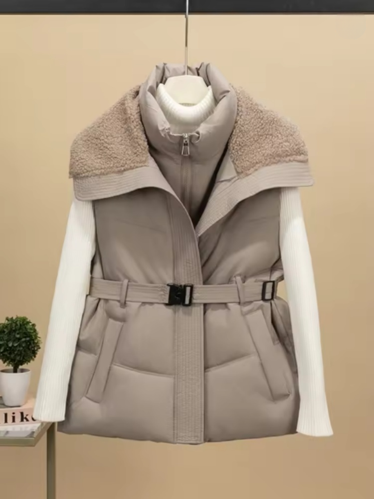 เสื้อกั๊กผ้าฝ้ายบุนวมสำหรับผู้ - Puffer Vest Fashion Women บทวิจารณ์และราคา