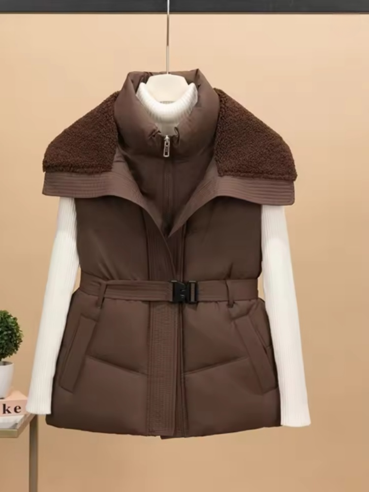 เสื้อกั๊กผ้าฝ้ายบุนวมสำหรับผู้ - Puffer Vest Fashion Women บทวิจารณ์และราคา