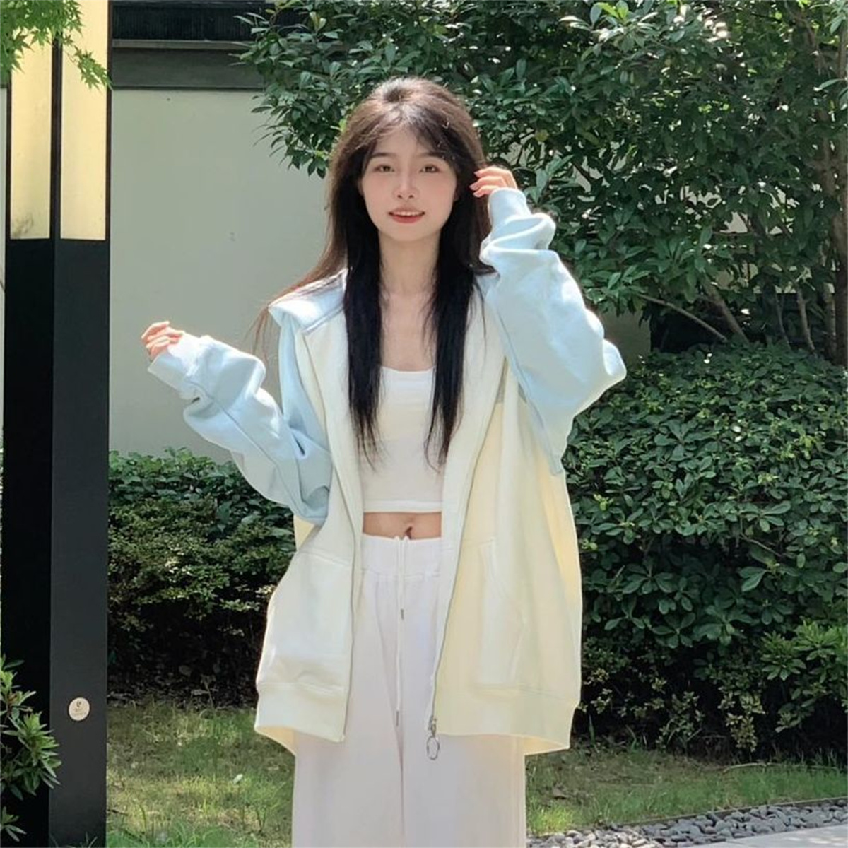 2025 ใหม่Dopamine Academyสไตล์ - Women'S Fashion Zip Up Hoodies บทวิจารณ์และราคา