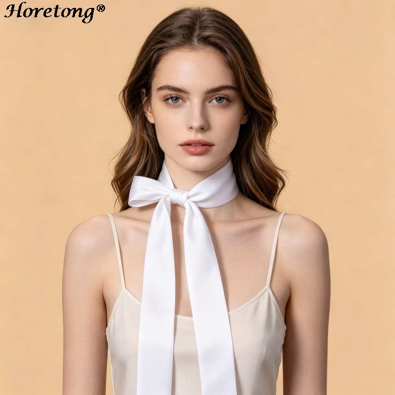ผ้าพันคอซาติน Horetong 2026 รุ - Women Fashion Necktie บทวิจารณ์และราคา
