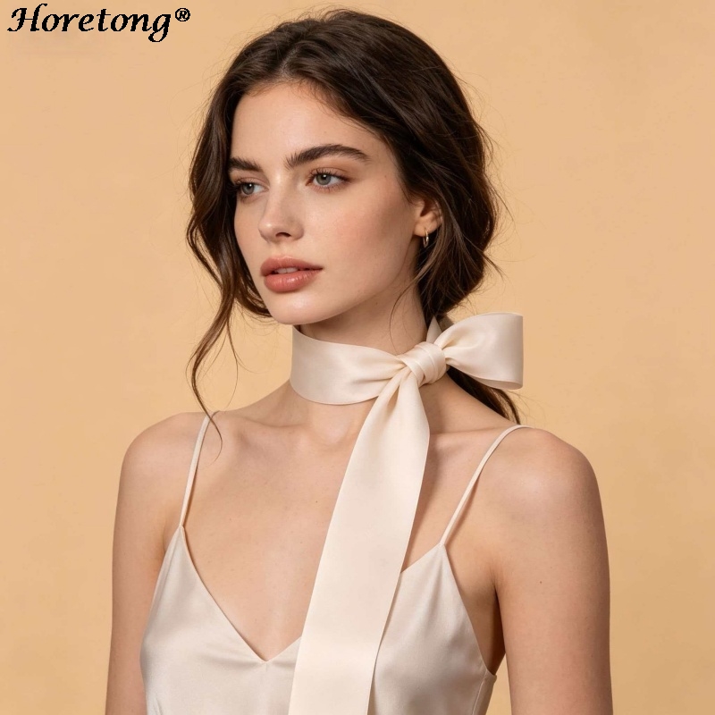 ผ้าพันคอซาติน Horetong 2026 รุ - Women Fashion Necktie บทวิจารณ์และราคา