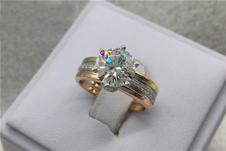 ที่กําหนดเอง 18K Au750 สีเหลือ - Women'S Fashion Rings Gold บทวิจารณ์และราคา