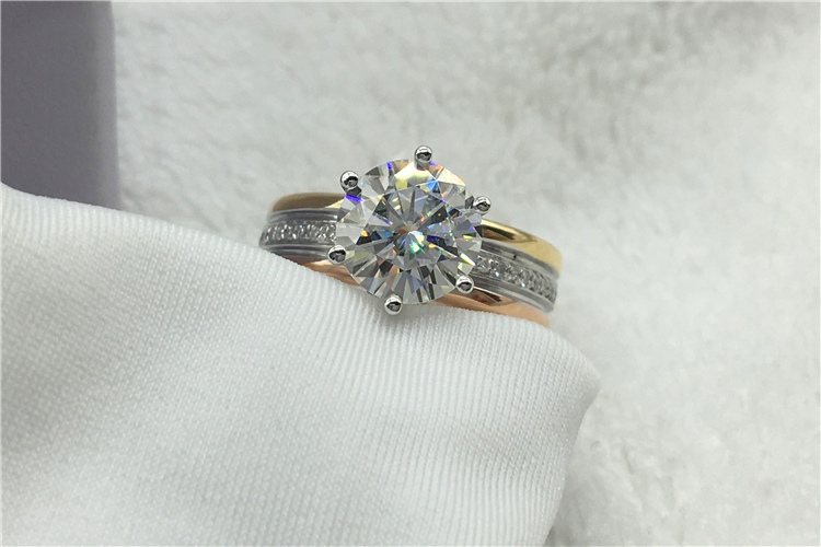 ที่กําหนดเอง 18K Au750 สีเหลือ - Women'S Fashion Rings Gold บทวิจารณ์และราคา