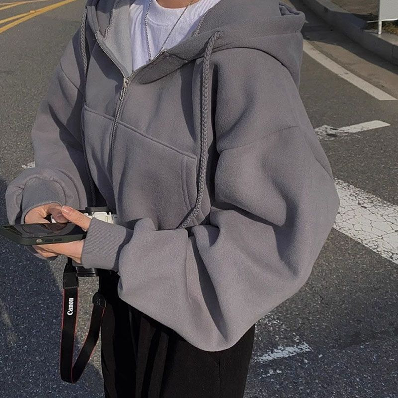 เสื้อฮู้ดซิปแฟชั่นผู้หญิง แขนย - Women'S Fashion Zip Up Hoodies บทวิจารณ์และราคา