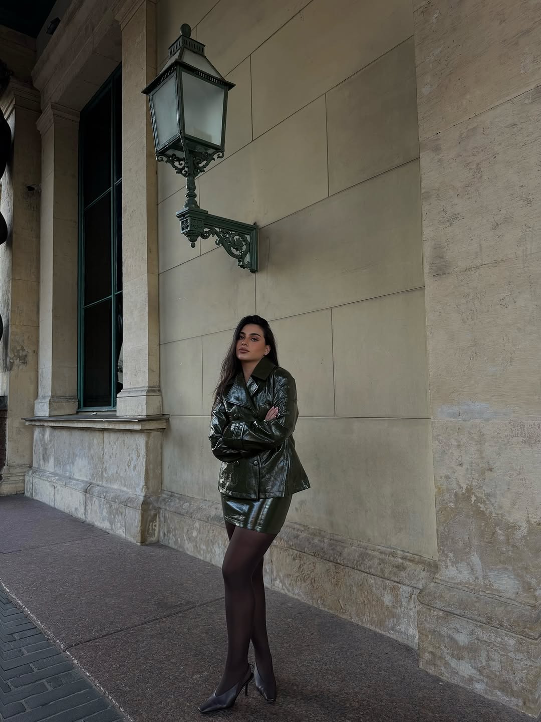 กระโปรงหนังสีน้ำตาลเข้ม เสื้อแ - Women'S Fashion Leather Jacket บทวิจารณ์และราคา