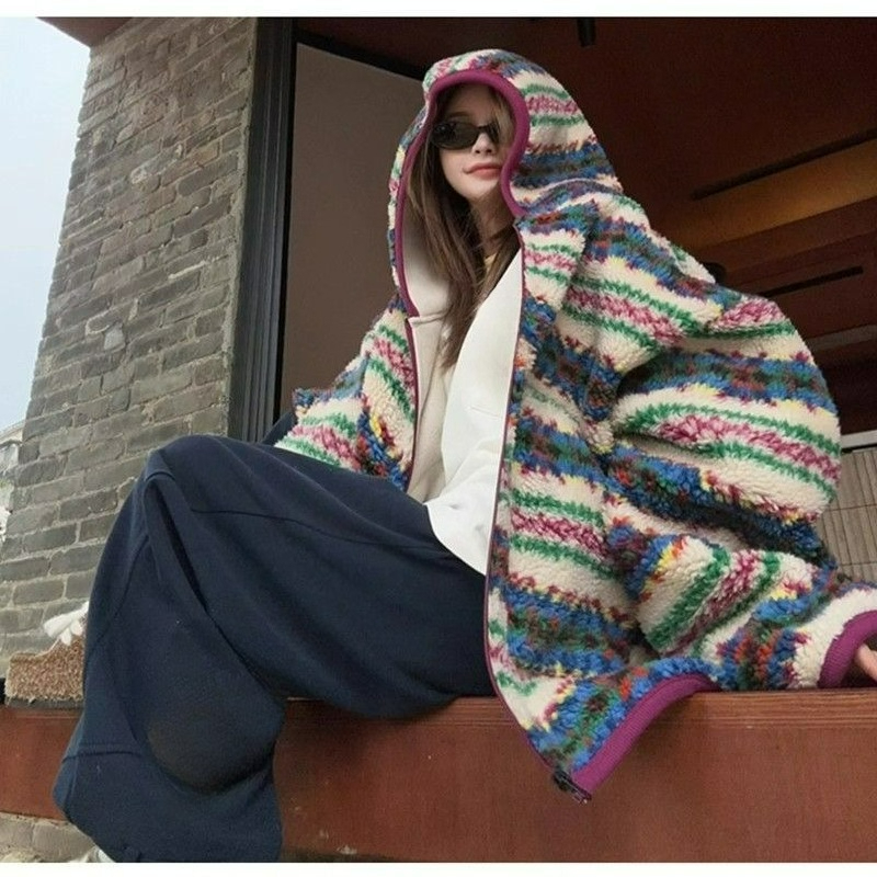 เสื้อแจ็คเก็ตฟลีซมีฮู้ดทรงสลิม - Women'S Fashion Zip Up Hoodies บทวิจารณ์และราคา