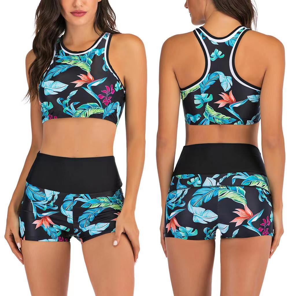 Y2K บิกินี่ ทังกินี่สำหรับผู้ห - Crop Top Women บทวิจารณ์และราคา