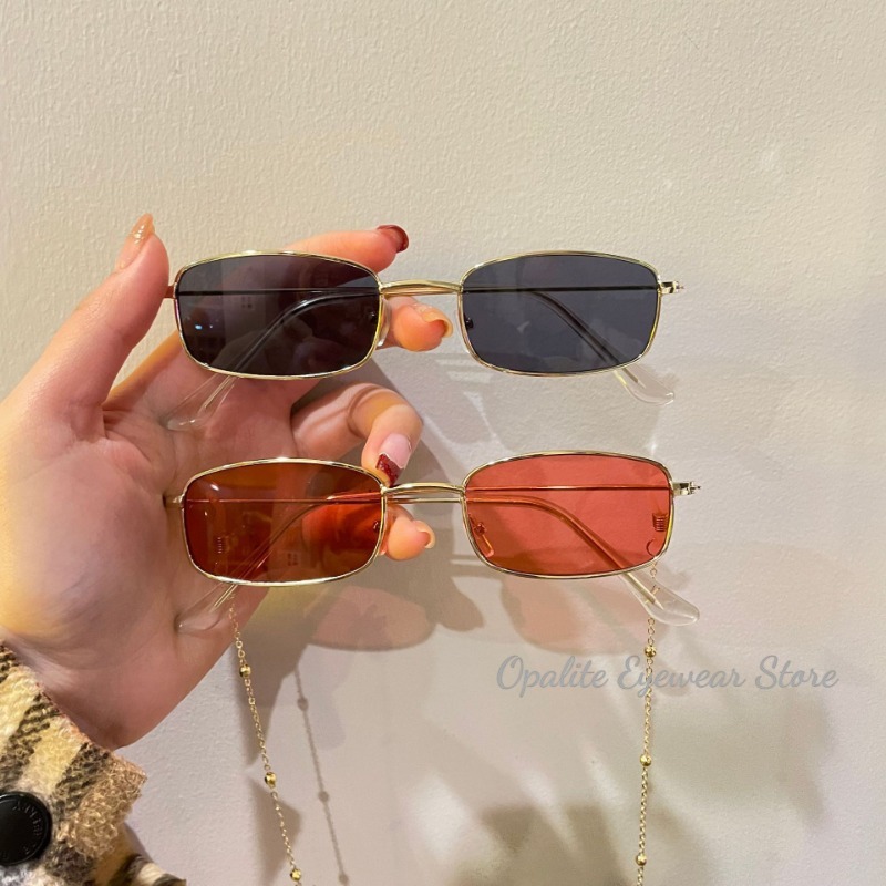 แว่นกันแดดทรงสี่เหลี่ยมเล็กสไต - Women'S Fashion Eyeglasses บทวิจารณ์และราคา