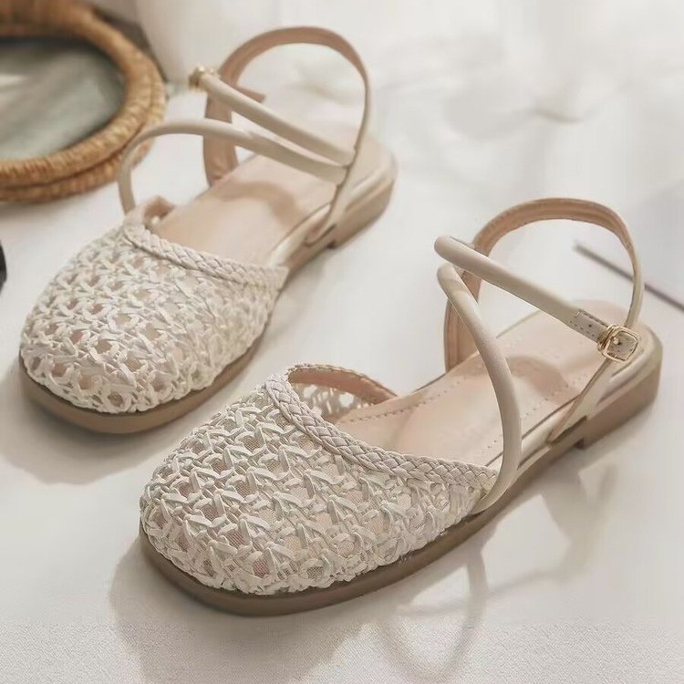 รองเท้าแตะแบบปิดสไตล์ฝรั่งเศสส - Women'S Fashion Sandals บทวิจารณ์และราคา