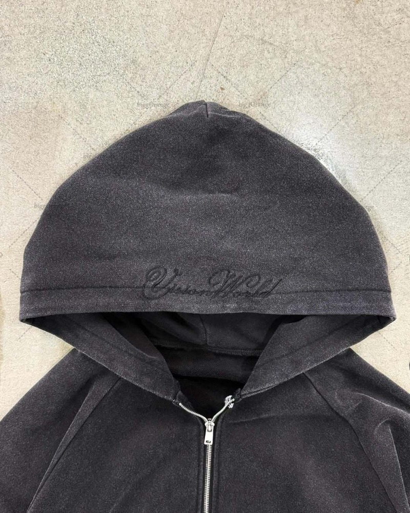 Y2K Harajuku Gothic Letter พิม - Women'S Fashion Zip Up Hoodies บทวิจารณ์และราคา