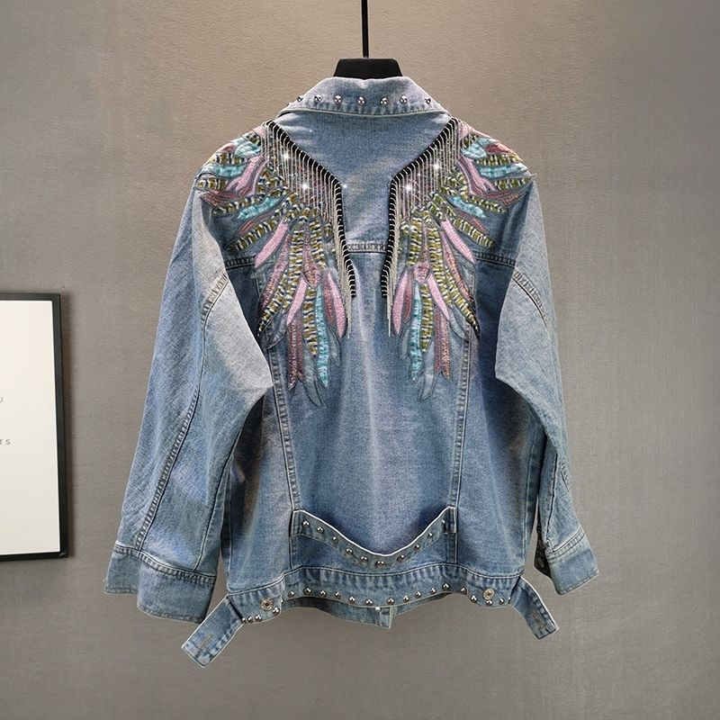 แฟชั่นฤดูใบไม้ร่วงใหม่ปี 2026  - Women'S Fashion Denim Jacket บทวิจารณ์และราคา