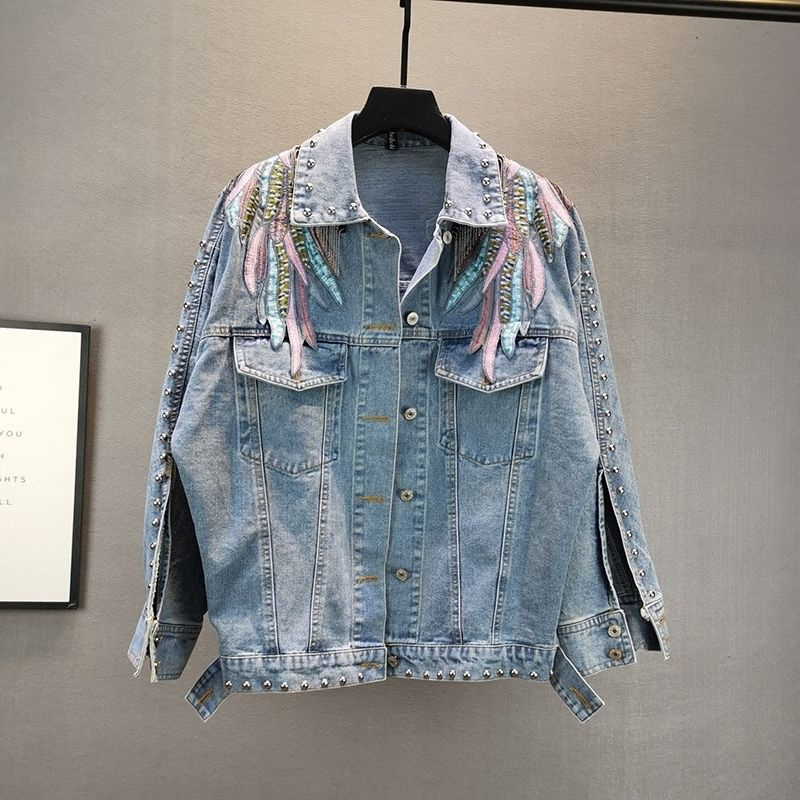 แฟชั่นฤดูใบไม้ร่วงใหม่ปี 2026  - Women'S Fashion Denim Jacket บทวิจารณ์และราคา