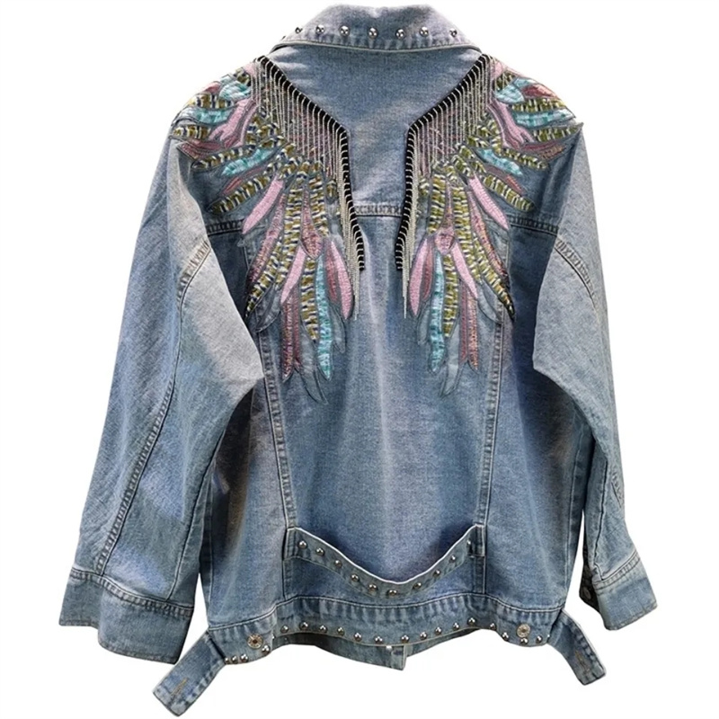 แฟชั่นฤดูใบไม้ร่วงใหม่ปี 2026  - Women'S Fashion Denim Jacket บทวิจารณ์และราคา