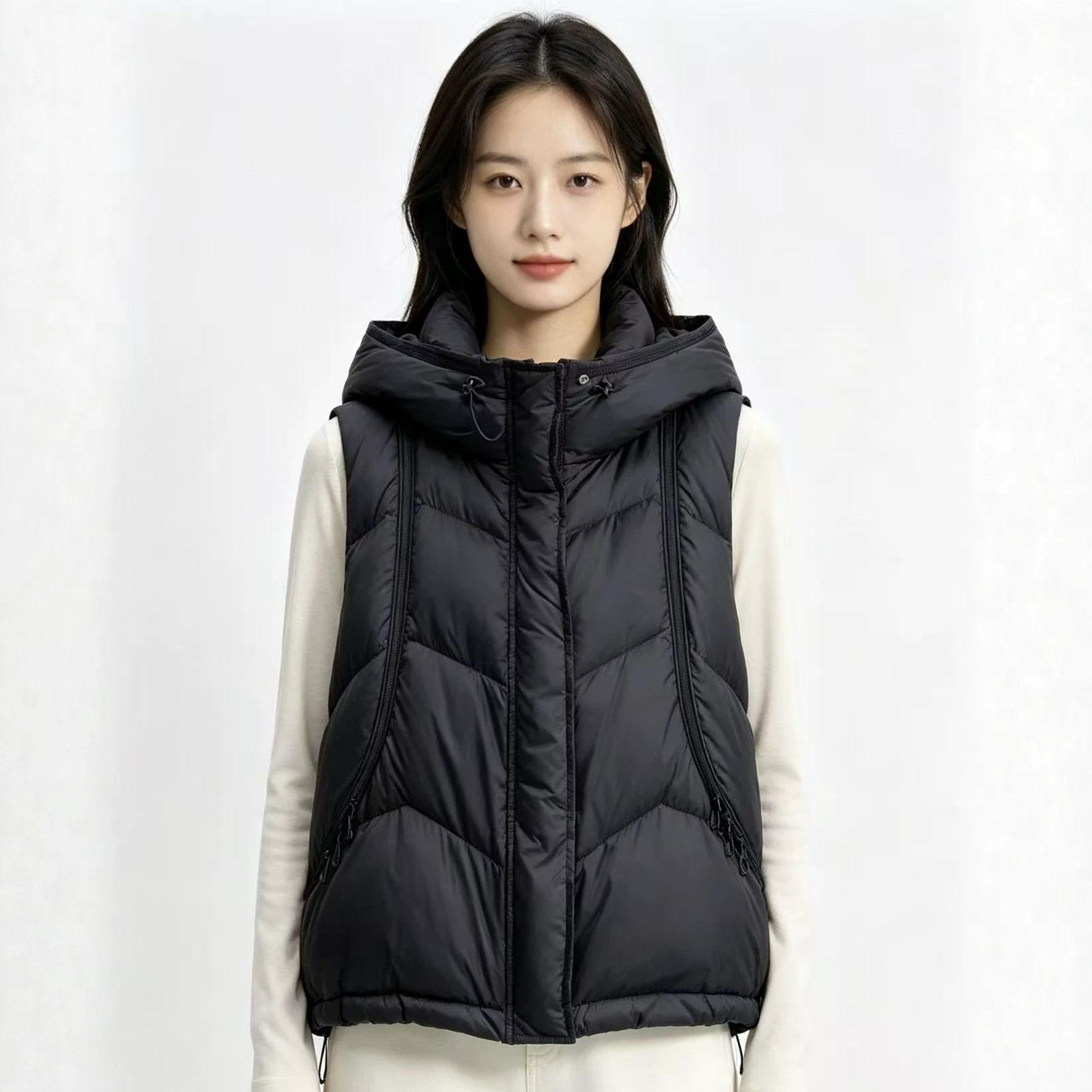 เสื้อกั๊กผู้หญิงสำหรับฤดูใบไม้ - Puffer Vest Fashion Women บทวิจารณ์และราคา