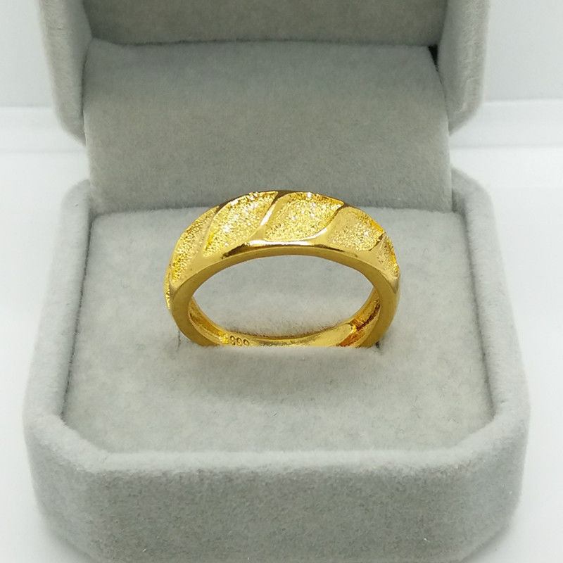 999ทองเคแท้แบบคลาสสิก18K สีเหล - Women'S Fashion Rings Gold บทวิจารณ์และราคา