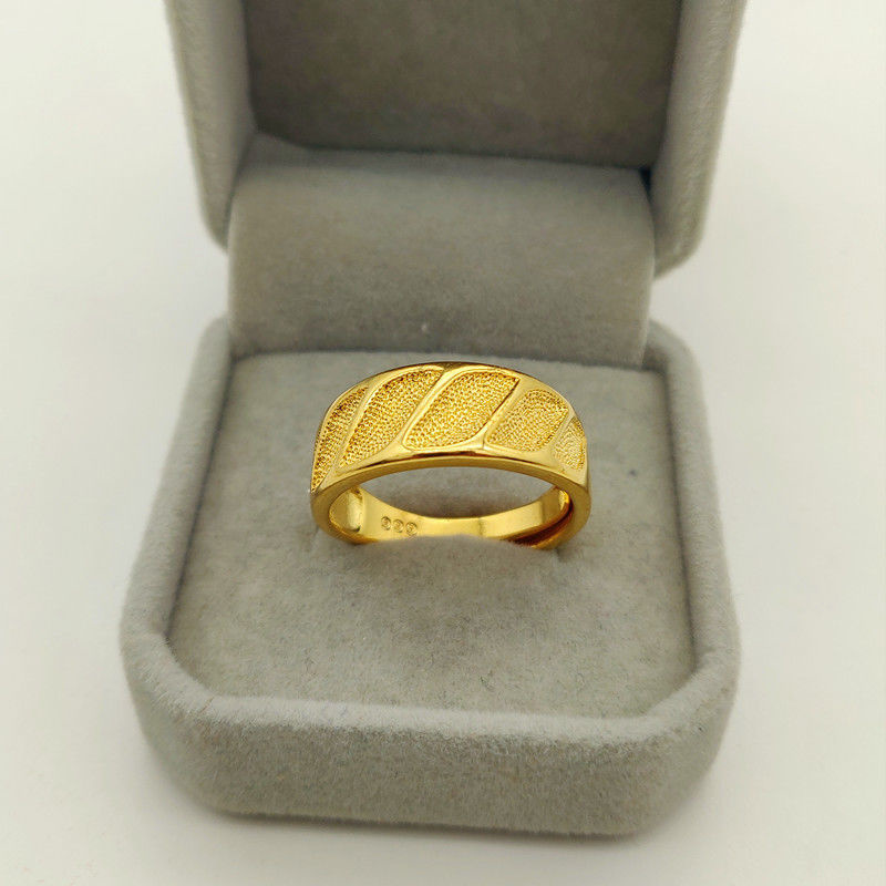 999ทองเคแท้แบบคลาสสิก18K สีเหล - Women'S Fashion Rings Gold บทวิจารณ์และราคา