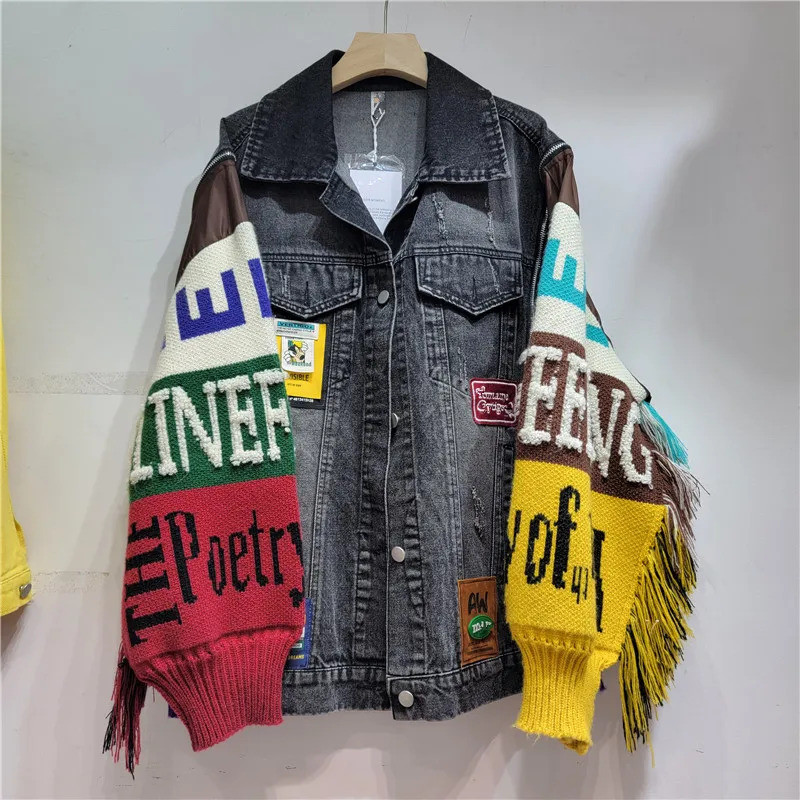 ผู้หญิง DENIM แจ็คเก็ตฤดูใบไม้ - Women'S Fashion Denim Jacket บทวิจารณ์และราคา