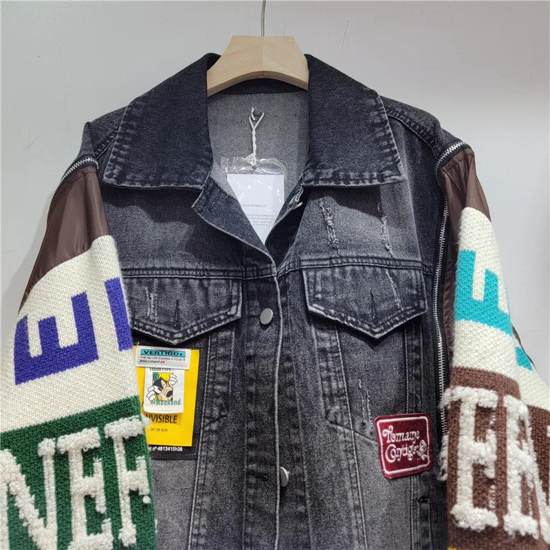 ผู้หญิง DENIM แจ็คเก็ตฤดูใบไม้ - Women'S Fashion Denim Jacket บทวิจารณ์และราคา