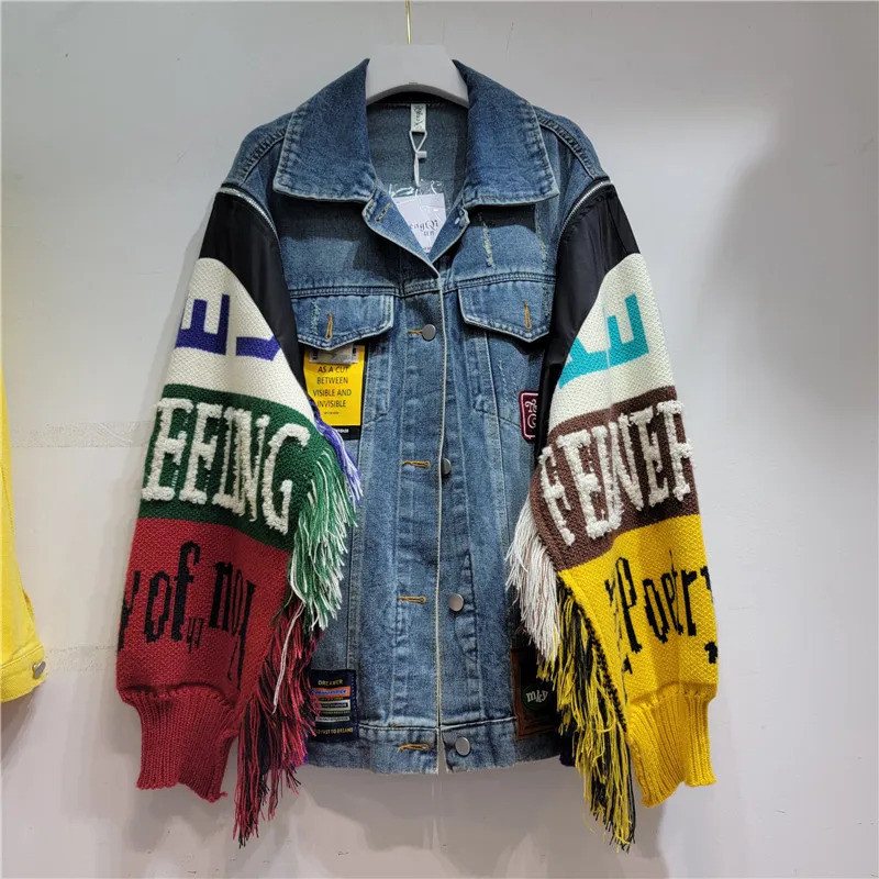 ผู้หญิง DENIM แจ็คเก็ตฤดูใบไม้ - Women'S Fashion Denim Jacket บทวิจารณ์และราคา