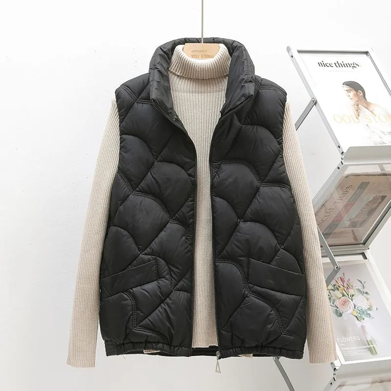 2025 ใหม่พัฟเสื้อกั๊กผู้หญิงฤด - Puffer Vest Fashion Women บทวิจารณ์และราคา