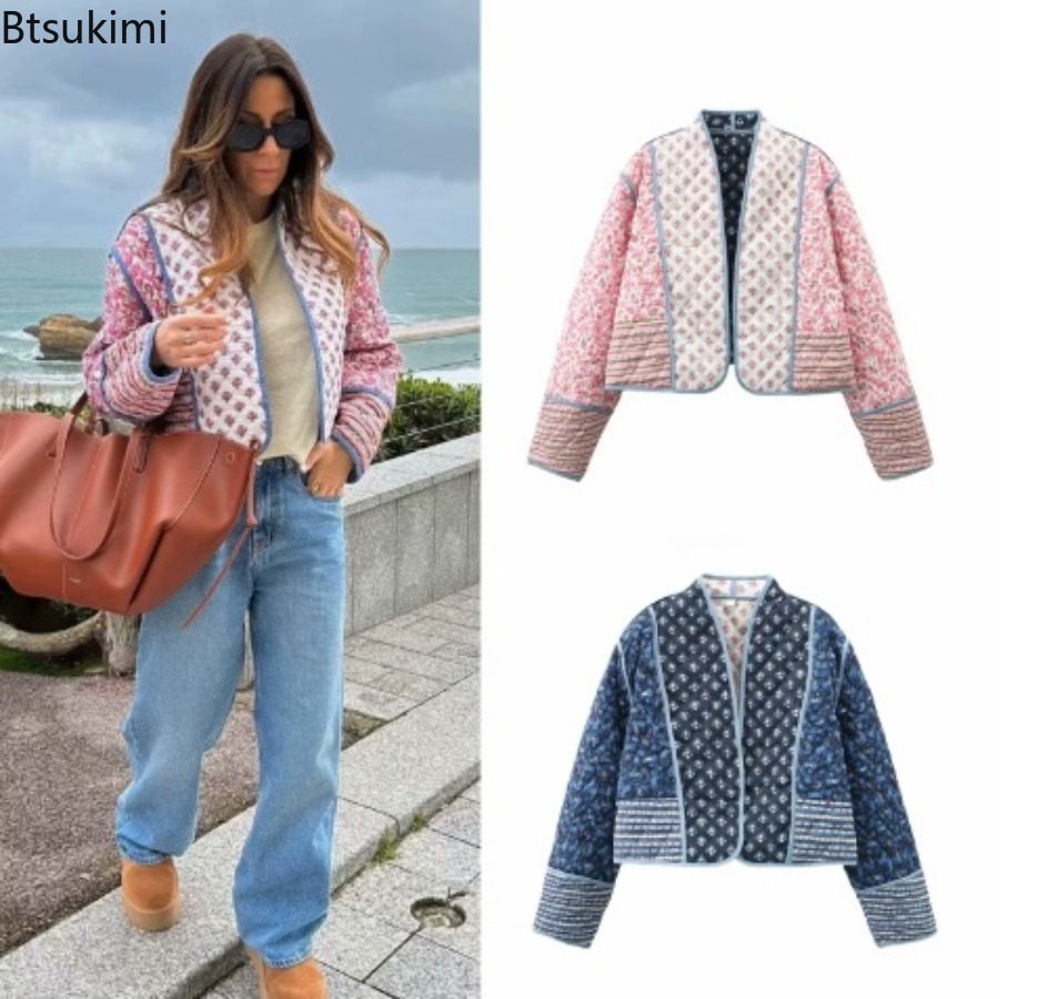 เสื้อแจ็คเก็ตผู้หญิงแฟชั่นฤดูใ - Women'S Fashion Quilted Jacket บทวิจารณ์และราคา