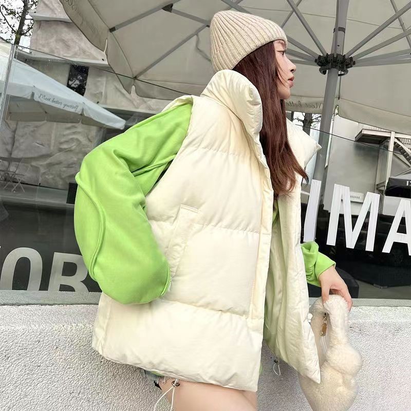 เสื้อกั๊กบุขนเป็ดแขนกุดสำหรับผ - Puffer Vest Fashion Women บทวิจารณ์และราคา