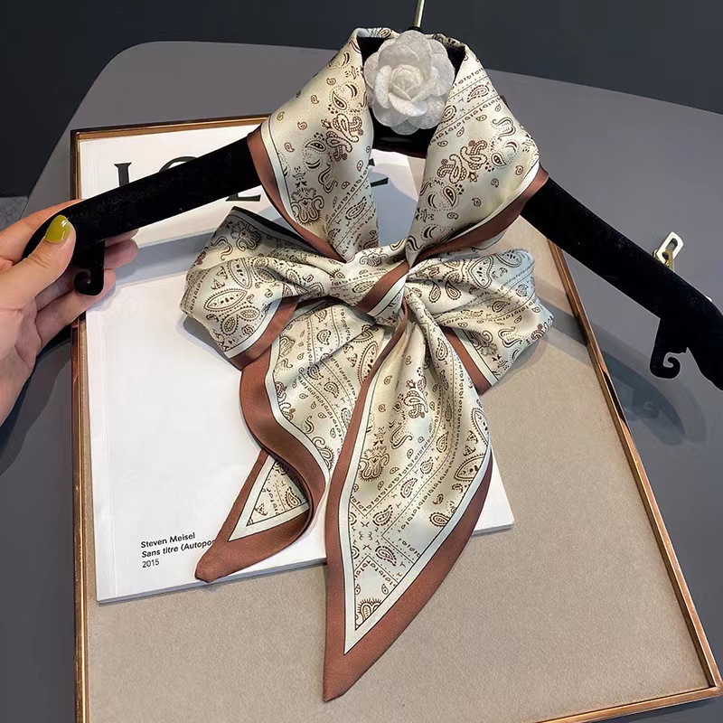 Luxury Design ผ้าไหม Skinny He - Women Fashion Necktie บทวิจารณ์และราคา