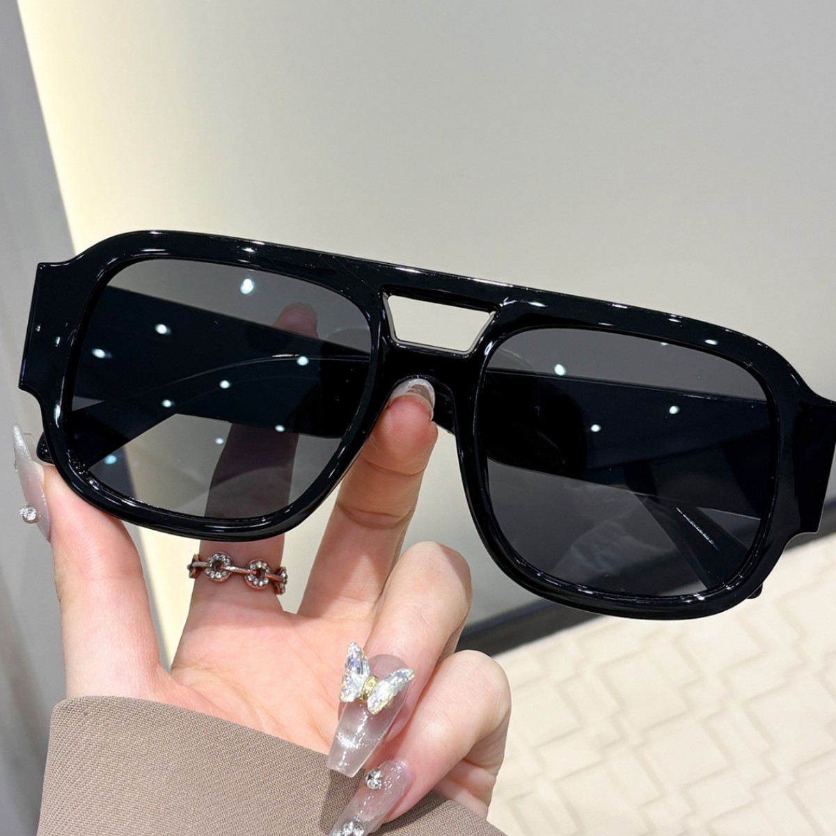 แว่นกันแดดสไตล์นักบินย้อนยุค ร - Women'S Fashion Eyeglasses บทวิจารณ์และราคา