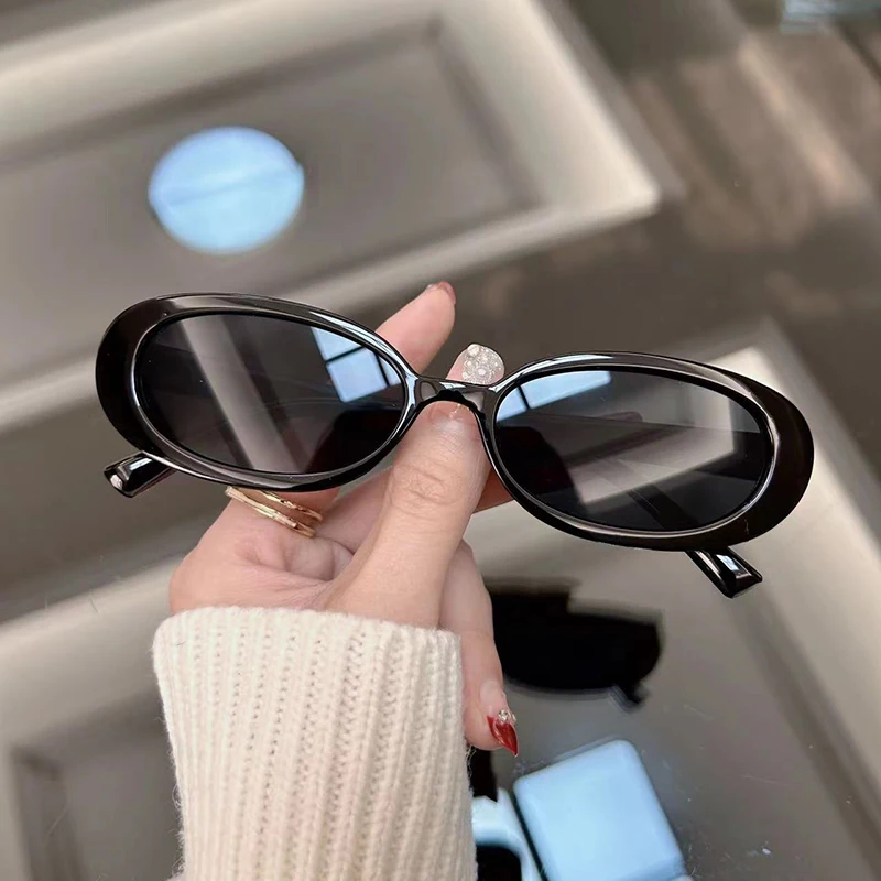 แว่นกันแดดทรงวงรีวินเทจใหม่สำห - Women'S Fashion Eyeglasses บทวิจารณ์และราคา