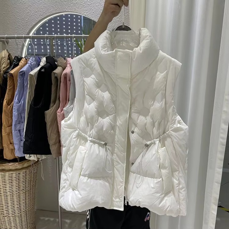 เสื้อแจ็คเก็ตผู้หญิง เสื้อพาร์ - Puffer Vest Fashion Women บทวิจารณ์และราคา
