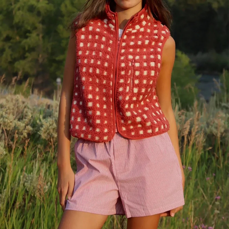 เสื้อกั๊กขนแกะสำหรับผู้หญิง รุ - Women'S Fashion Quilted Jacket บทวิจารณ์และราคา