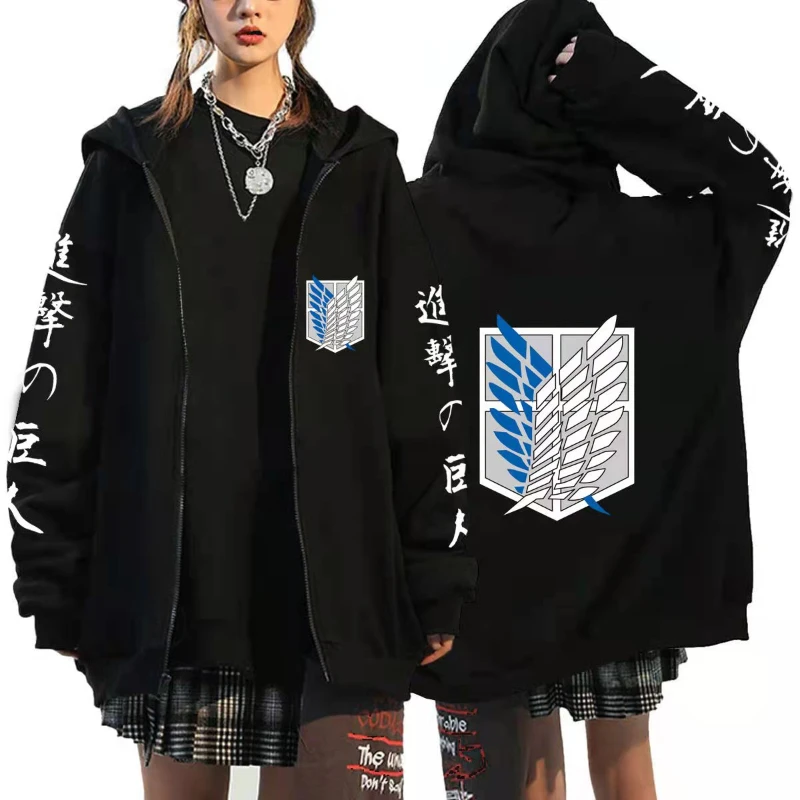 เสื้อฮู้ดซิปอนิเมะ เสื้อคลุมกี - Women'S Fashion Zip Up Hoodies บทวิจารณ์และราคา