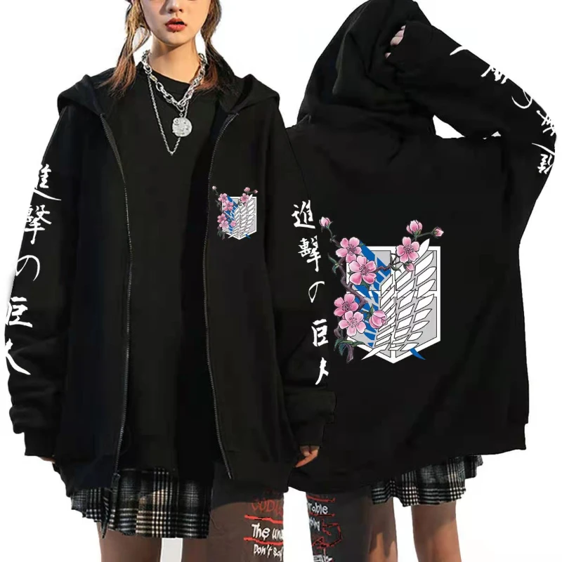 เสื้อฮู้ดซิปอนิเมะ เสื้อคลุมกี - Women'S Fashion Zip Up Hoodies บทวิจารณ์และราคา