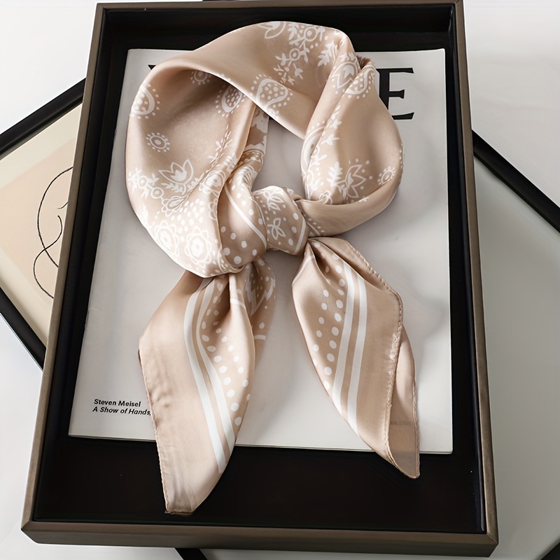 ผ้าพันคอไหมลายสก๊อตแบรนด์หรูสำ - Women Fashion Necktie บทวิจารณ์และราคา