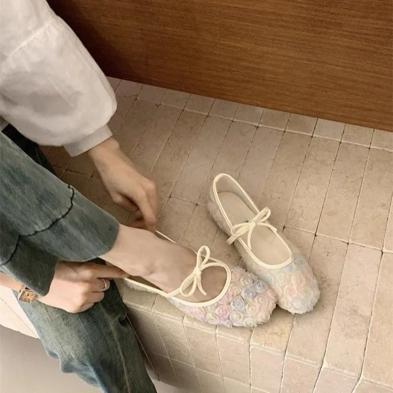 รองเท้าแมรี่เจนตาข่ายลายกุหลาบ - Women'S Fashion Day บทวิจารณ์และราคา