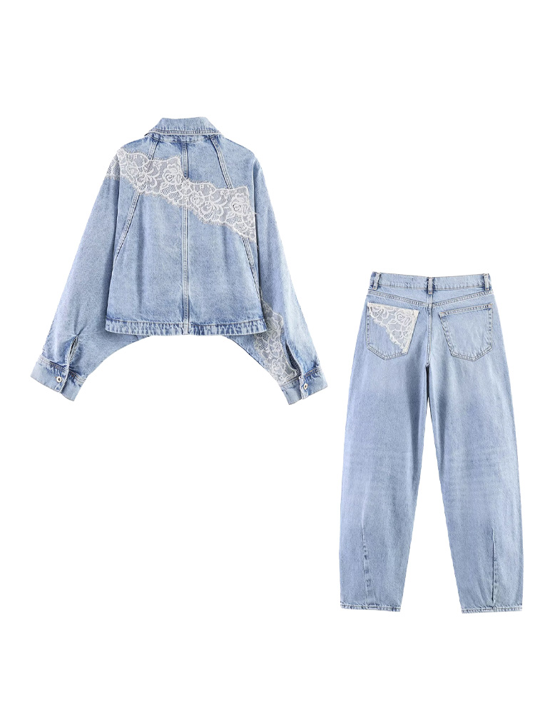 ชุดเซ็ต 2 ชิ้น เสื้อแจ็คเก็ตเด - Women'S Fashion Denim Jacket บทวิจารณ์และราคา