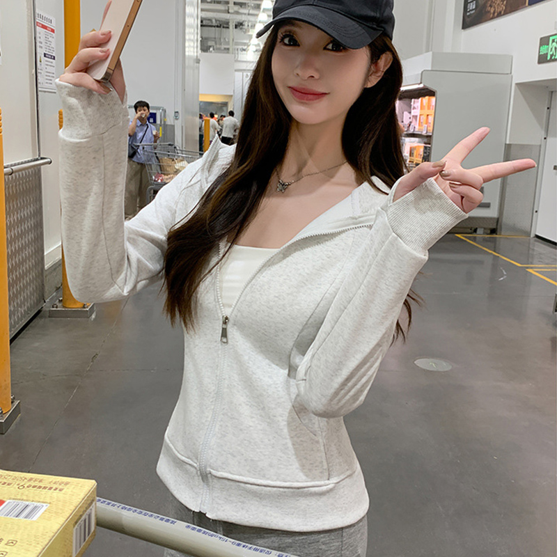เสื้อแจ็คเก็ตผู้หญิงแบบสวมหัว  - Women'S Fashion Zip Up Hoodies บทวิจารณ์และราคา
