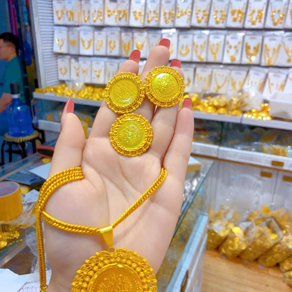 ใหม่24K เครื่องประดับดูไบเจ้าส - Women'S Fashion Rings Gold บทวิจารณ์และราคา