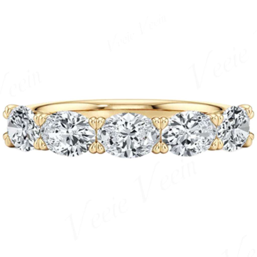 แหวนเพชรโมอิสซาไนต์ 30pt/50pt  - Women'S Fashion Rings Gold บทวิจารณ์และราคา