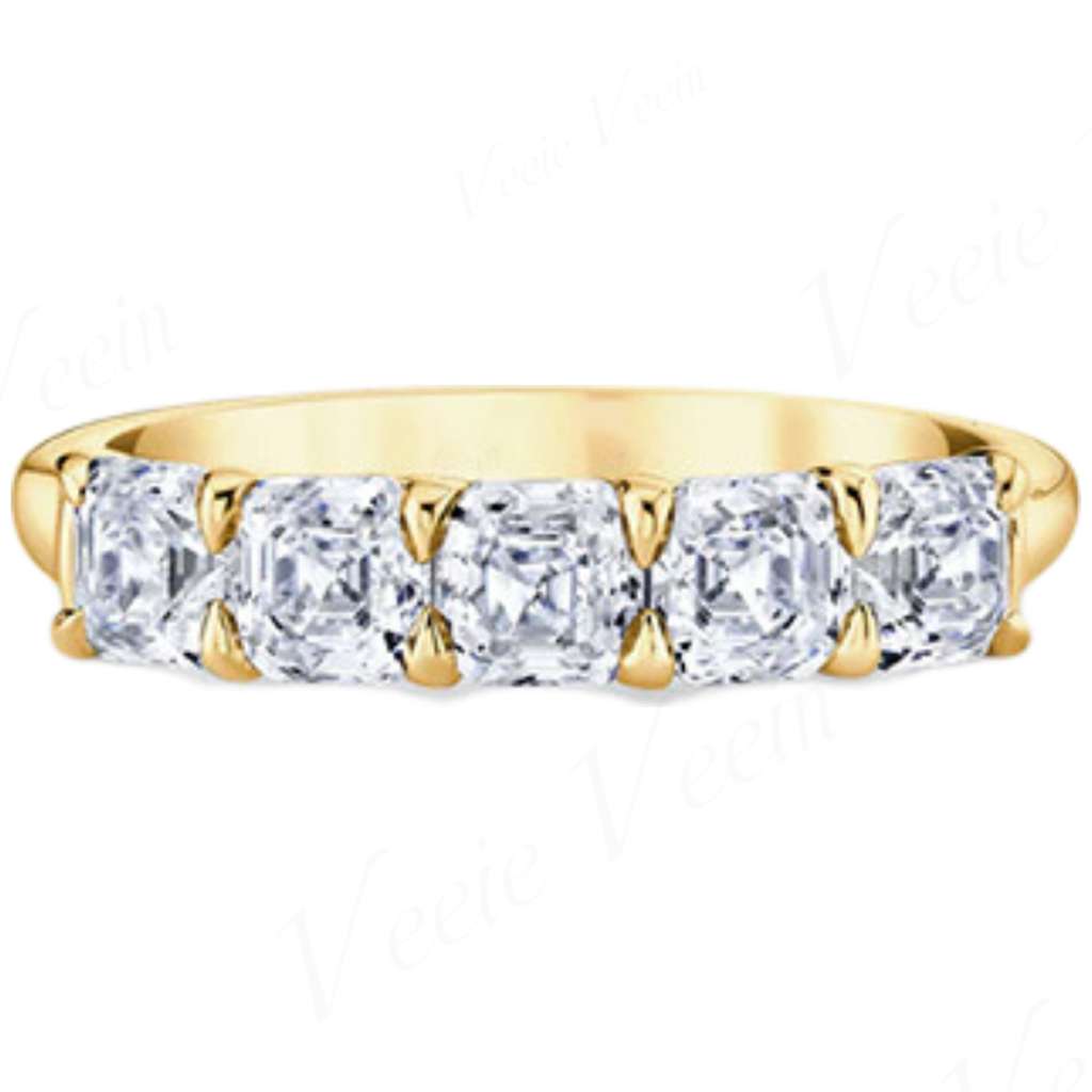 แหวนเพชรโมอิสซาไนต์ 30pt/50pt  - Women'S Fashion Rings Gold บทวิจารณ์และราคา