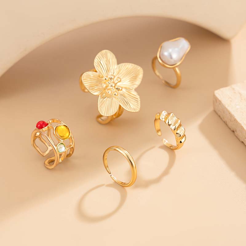ชุดแหวนนิ้วเท้าปรับขนาดได้ สีท - Women'S Fashion Rings Gold บทวิจารณ์และราคา