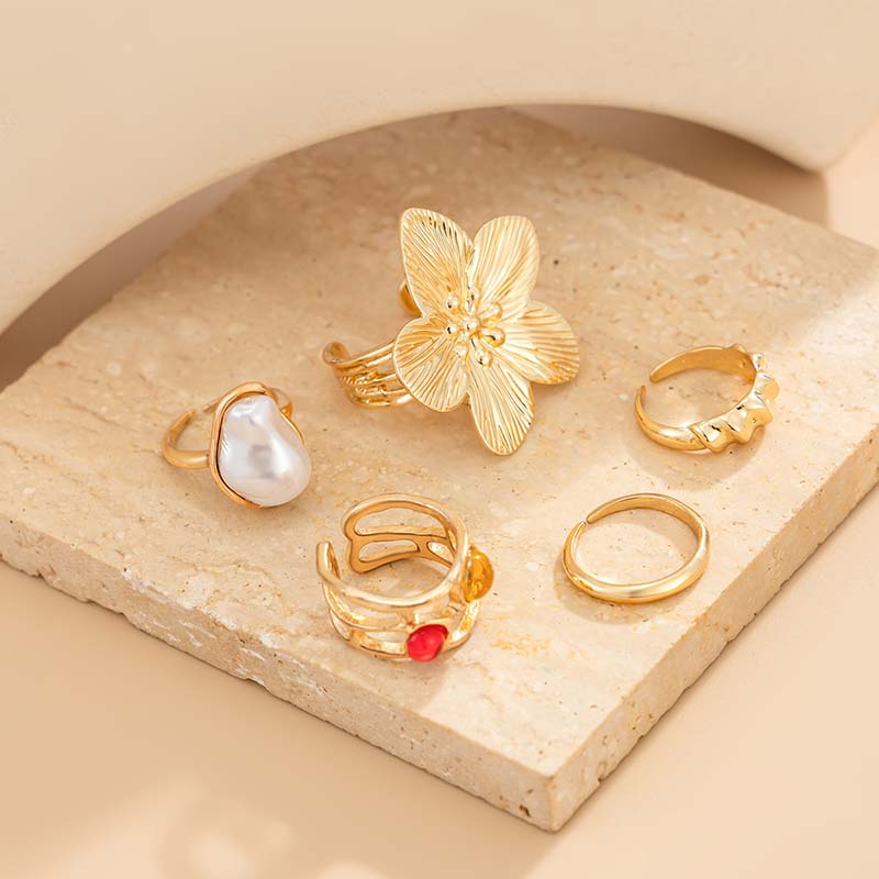 ชุดแหวนนิ้วเท้าปรับขนาดได้ สีท - Women'S Fashion Rings Gold บทวิจารณ์และราคา